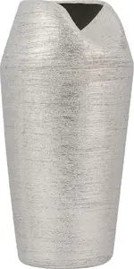 Flower vase Beliani APAMEA silver