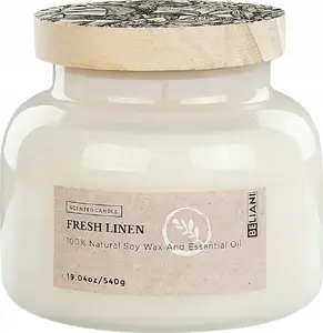 Scented Candle Beliani DELIGHT BLISS — fresh laundry fragrance