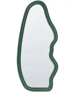 Wall mirror Beliani ROCLES 72 × 160 cm dark green frame