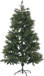 Artificial Christmas Tree Beliani Huxley on Stand, Green