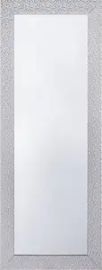 Wall mirror Beliani Mervent — silver finish, decorative wall mirror