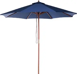Garden Parasol Beliani TOSCANA 270 cm blue — model 58095