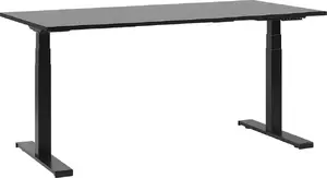 Desk Beliani Destin II 160 x 72 cm Black — Beliani 183151