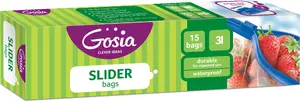 Politan Gosia Gosia Zipper 3L disposable bags, pack of 15