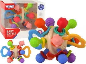 Woopie Baby krāsaina bumbas formas grabulītis 0m+