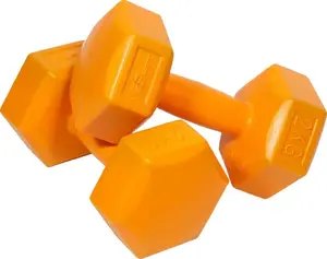 Hanteles EB FIT 1027029 — bitumētas hanteles pāris 2 x 2 kg