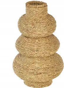Dekoratīvs vāze Beliani MARANG 41 cm bēša – mājas dekors
