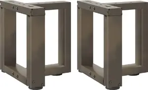 Kafijas galda kājas VidaXL modelis 4013003, tērauda, komplekts 2 gab., 30×25×(30–31) cm, regulējams augstums