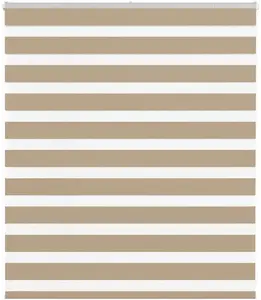 Rullo žalūzija zebra VidaXL modelis 4014525 — 120x100 cm, auduma platums 115,9 cm, poliesters