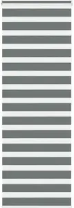 Roller zebra blind VidaXL model 4014153, dark gray polyester fabric width 75.9 cm