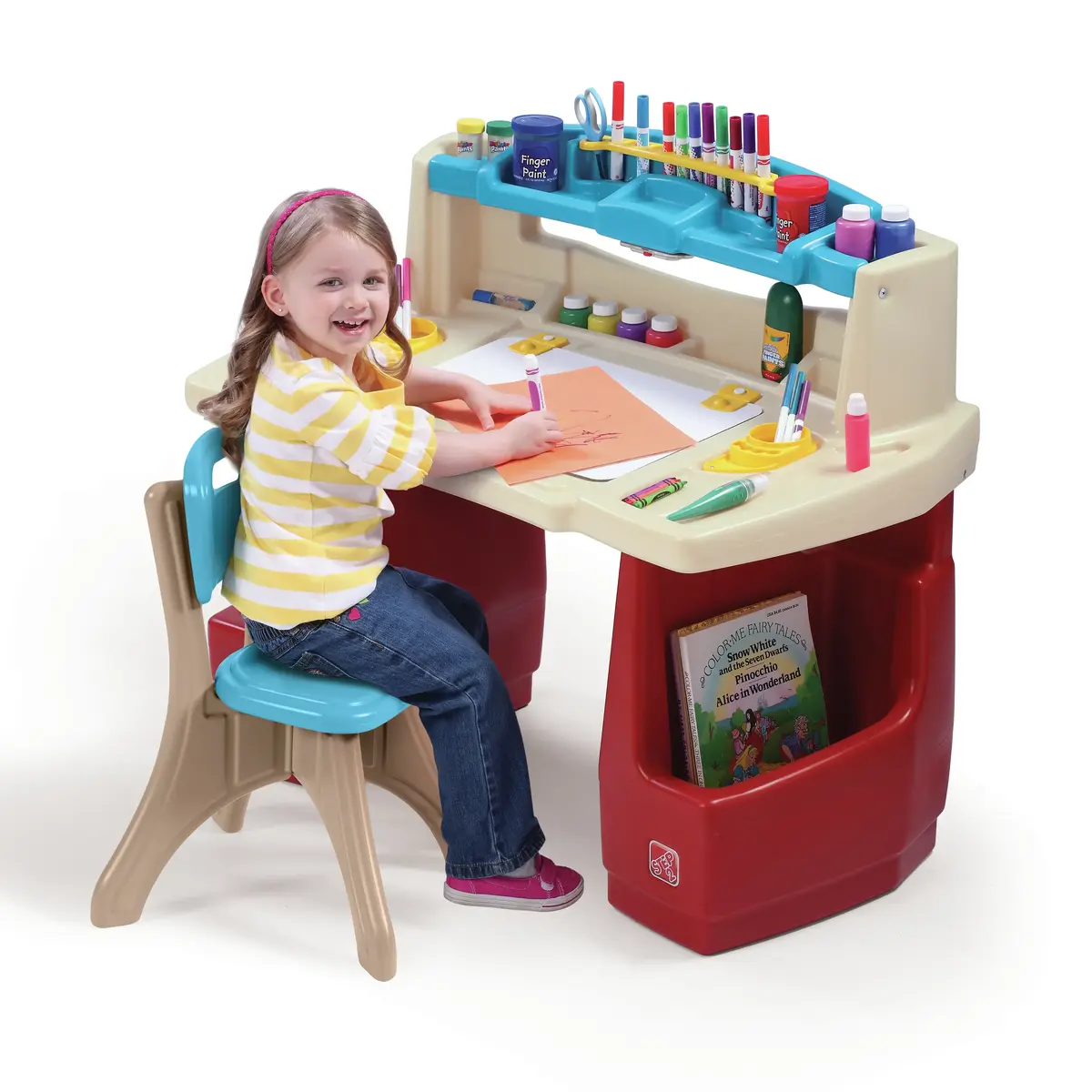 Step 2 Deluxe Art Master Desk — bērnu radošais galds Photo 4
