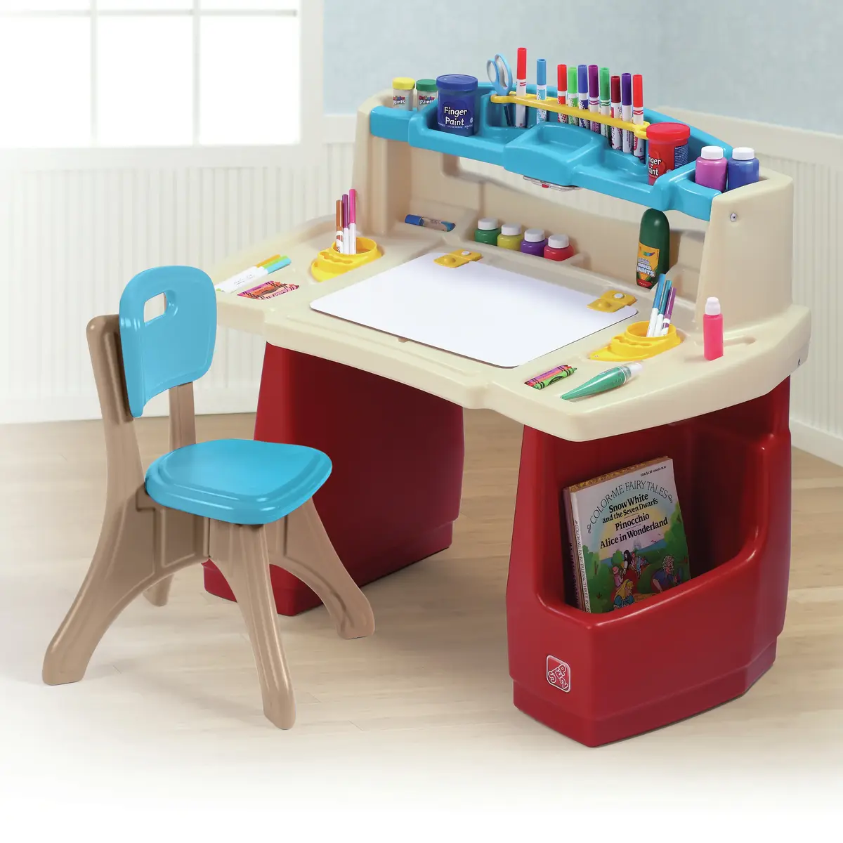 Step 2 Deluxe Art Master Desk — bērnu radošais galds Photo 9