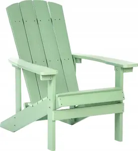 Garden chair Beliani ADIRONDACK MDF light green - outdoor seating chair