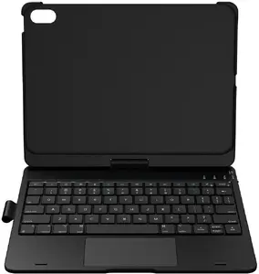 Protective keyboard case Tech-Protect Typecase Flexbook Touch for iPad 10.9" (10th gen) and 11" (11th gen), black