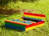 Axi Ella Sandbox Rainbow — деревянная прямоугольная песочница Photo 8