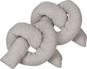 Декоративные подушки пара Beliani GLADIOLUS, ткань Teddy, серые, модель 431688 Bel
