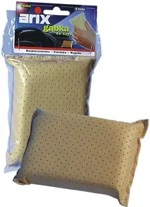 Car Glass Sponge Arix model 351 — stitched window sponge for cleaning vehicle glass