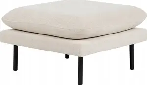 Beliani Ottoman VINTERBRO – upholstered storage ottoman, beige