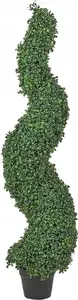 Artificial potted plant Beliani Spiral Tree 120 cm - decorative indoor faux tree