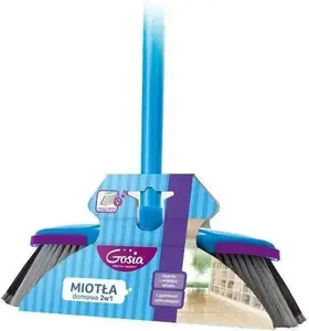 Broom Politan Gosia Miotła Domowa 2w1 z drążkiem Gosia 3380 – 2-in-1 household broom with handle