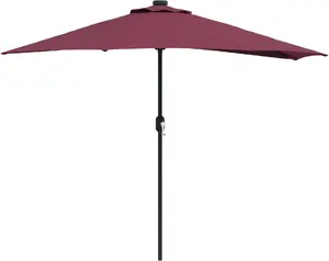 Садовый зонт VidaXL, бордовый, ткань