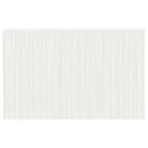 Curtain Set VidaXL Firanka Koronkowa with Drapes White Polyester 750 x 260 cm