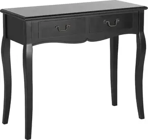 Консоль Shumee модель 131690 с 2 ящиками, черная, мебель для хранения