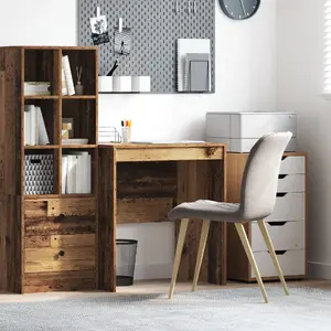 Galds VidaXL modelis 869424 Brūns 70 x 50 cm, kompakts taisnstūra darba galds