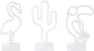 LED neon set Beliani MABEL — set of 3 multicolour LED neon lights