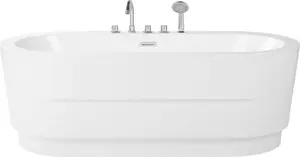 Отдельностоящая ванна Shumee EMPRESA с смесителем 170 x 80 см белая