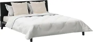 Duvet and Pillow Set VidaXL 3 pcs Winter Microfiber White 200 x 220 cm