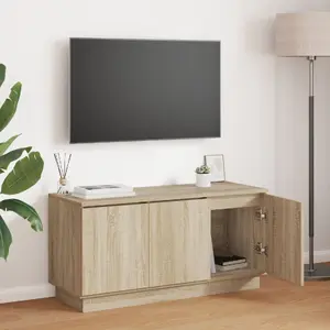 ТВ-тумба VidaXL Sonoma Oak 100 x 38 x 49 см, медиа-тумба с хранением