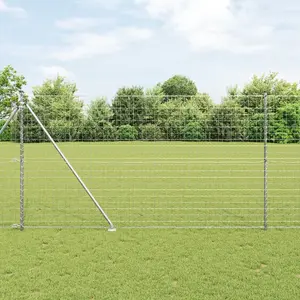 Забор VidaXL Euro с 7 шипами 1,5 x 10 м Гальванизированная сталь
