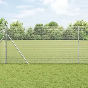 Сварной забор VidaXL 1 x 50 м оцинкованная сталь