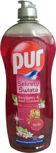 Dishwashing Liquid Henkel Pur 750 ml Raspberry & Black Currant, concentrated detergent for hand washing