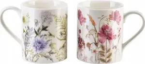 Affek Design set of 2 drinking mugs 2×400 ml, ceramic cups H 9.7 cm