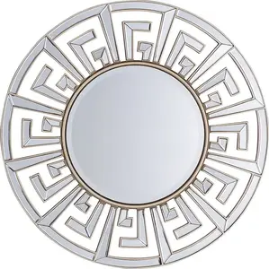 Настенное зеркало Beliani FLERS 70 см золотая рама