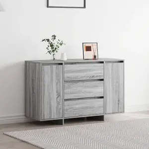 Тумба для хранения VidaXL Kredens Szary Sonoma 120x41x75 cm – VidaXL