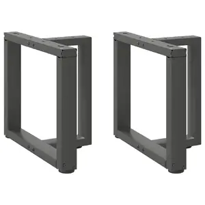 Деталь/ножка для стола VidaXL 4013030 — металл, антрацит, 250×430×500 мм, для дома