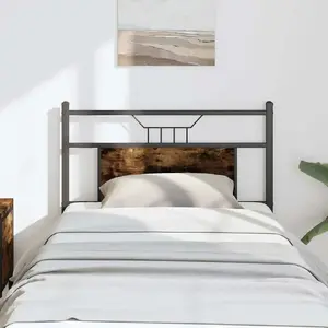 Headboard VidaXL model 4106770, smoked oak finish, 80 cm width