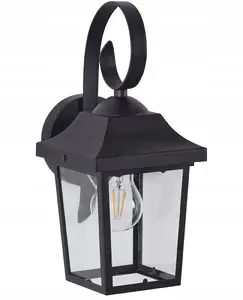Outdoor wall light Beliani TANGON Black — garden wall sconce, model 562180 Bel