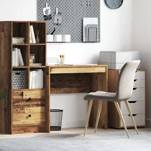 Desk VidaXL model 869392 brown 80 x 80 cm