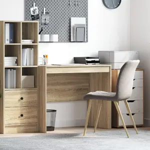 Desk VidaXL Dąb Sonoma 90 x 50 cm — compact wooden office table