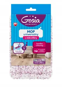 Politan Gosia Gosia Wkład Uniwersalny Premium Do Mopa Płaskiego 8821 — universal replacement pad for flat mop