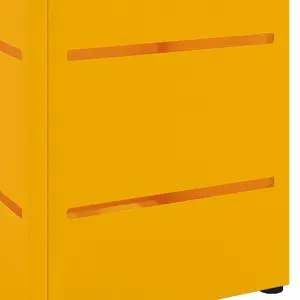 Подставка для зонтов VidaXL модель 868515, металл, горчичный цвет, стандартный размер