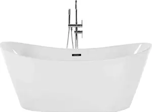 Freestanding bathtub Beliani ANTIGUA — white, freestanding bathtub (model 60063)