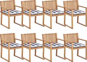 Garden chair Beliani SASSARI II — blue, outdoor seating by Beliani