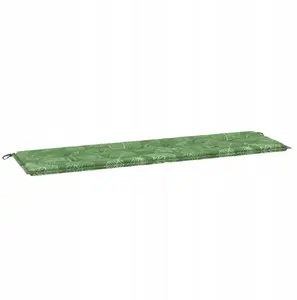 Outdoor Cushion VidaXL leaf pattern 180x50x4 cm Oxford fabric