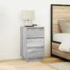 Тумба VidaXL 861306 — прикроватная, 3 ящика, дуб Photo 4