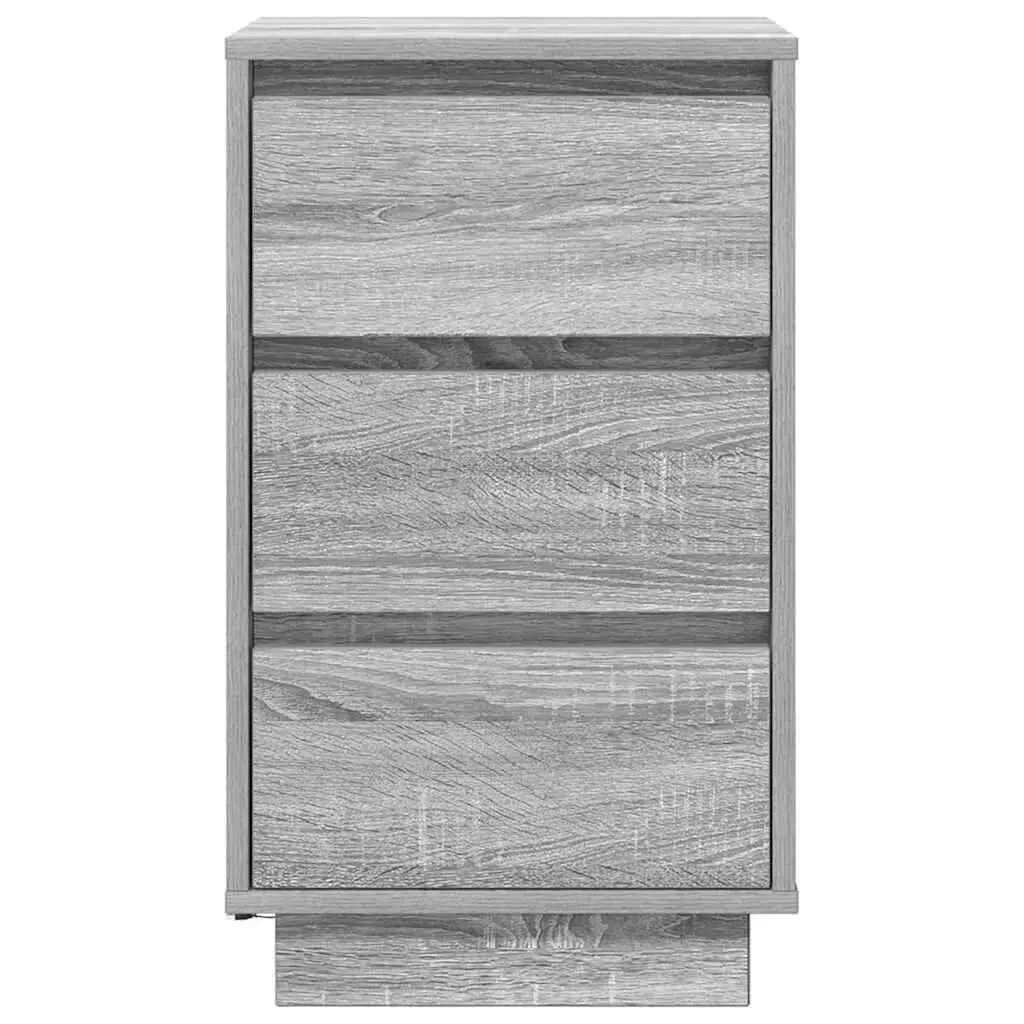 Тумба VidaXL 861306 — прикроватная, 3 ящика, дуб Photo 7